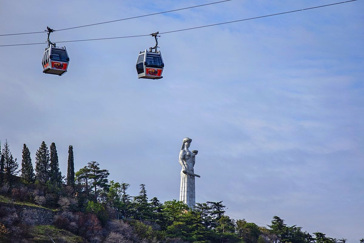 Kolejka linowa nad Tbilisi